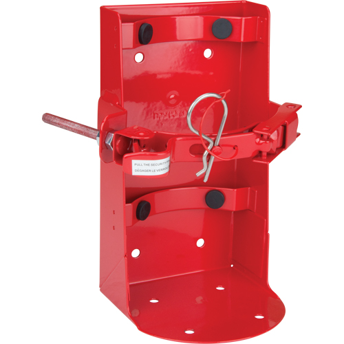 Vehicle Bracket For Fire Extinguishers, Fits 10 lbs. Planification Entrepots Molloy