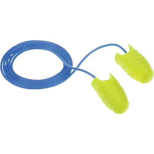 Bouchons d'oreilles avec anneaux de retenue E-A-Rsoft, Vrac - Sac en poly, Grand, Avec cordon Planification Entrepots Molloy