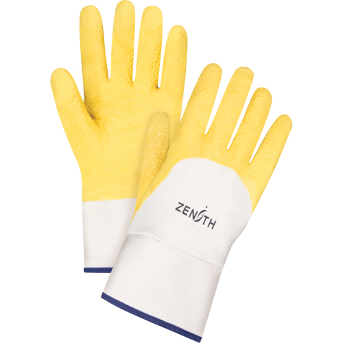 Coated Crinkle Finish Gloves, 10/X-Large, Rubber Latex Coating, Cotton Shell Planification Entrepots Molloy