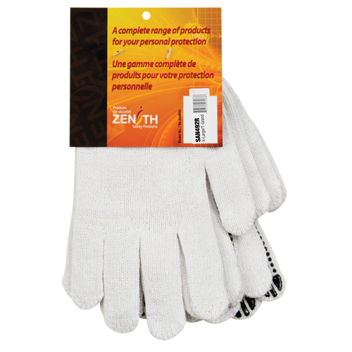 Dotted String Knit Gloves, Poly/Cotton, Single Sided, 7 Gauge, X-Large Planification Entrepots Molloy