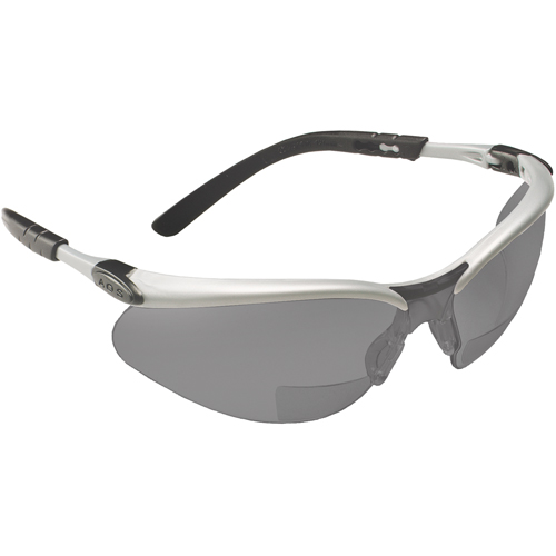 BX Reader Safety Glasses, Anti-Fog, Grey/Smoke, 1.5 Diopter Planification Entrepots Molloy