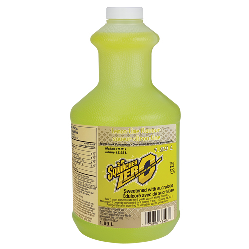 Sqwincher&reg; ZERO&reg; Rehydration Drink, Concentrate, Lemon-Lime Planification Entrepots Molloy