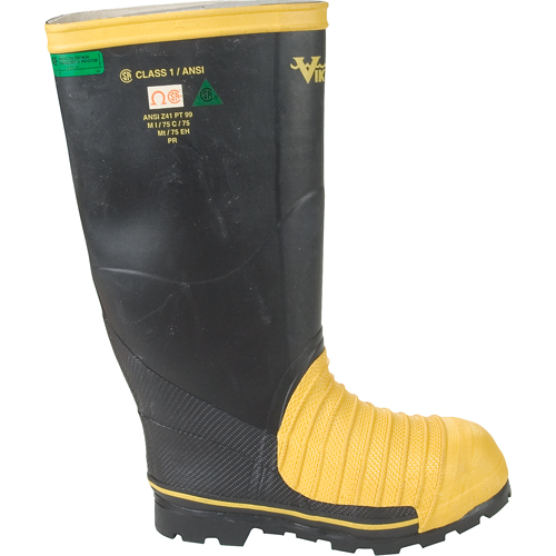 Bottes professionnelles Miner 49ER pour l'exploitation mini&egrave;re, Caoutchouc, Embout Acier, Pointure 7 Planification Entrepots Molloy