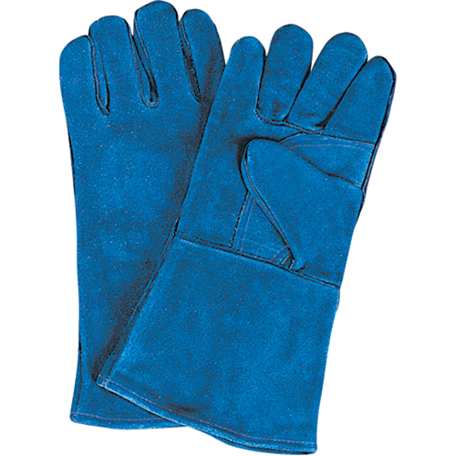 Double Palm & Thumb Welding Gloves, Split Cowhide, Size Large Planification Entrepots Molloy