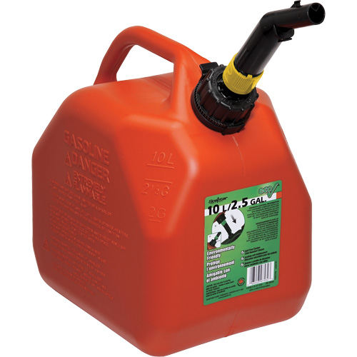 Eco&reg; Gas Cans, 2.5 US gal./9.46 L, Red, CSA Compliant/ULC Planification Entrepots Molloy