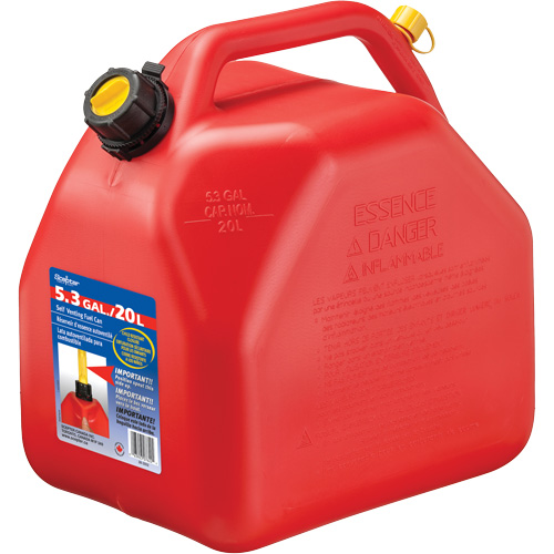 Jerricans, 5,3 gal. US/20,06 L, Rouge, Conformes aux normes CSA/ULC Planification Entrepots Molloy