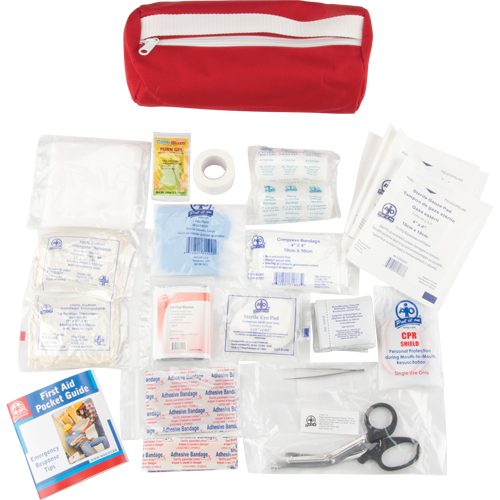 First Aid Kit, Class 1 Medical Device, Nylon Bag Planification Entrepots Molloy