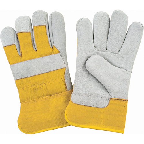Premium Winter-Lined Fitters Gloves, X-Large, Split Cowhide Palm, Foam Fleece Inner Lining Planification Entrepots Molloy