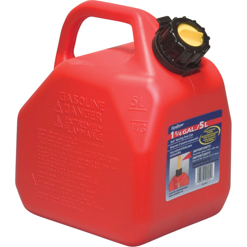 Jerricans, 1,25 gal. US/5 L, Rouge, Conformes aux normes CSA/ULC Planification Entrepots Molloy