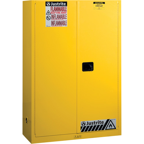Armoires Sure-Grip EX pour produits inflammables, 45 gal., 2 Porte(s), 43" La x 65" h x 18" p Planification Entrepots Molloy