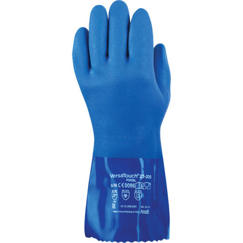 Gants isolants P56BL, Taille Moyen/8, 12" lo, PVC Planification Entrepots Molloy