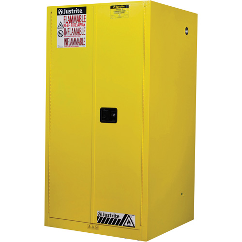 Armoires Sure-Grip EX pour produits inflammables, 60 gal., 2 Porte(s), 34" La x 65" h x 34" p Planification Entrepots Molloy