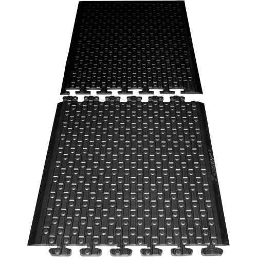 Rejuvenator Connect No. 502 Matting, Polyurethane, 3' W x 3' L, 5/8" Thick, Black Planification Entrepots Molloy
