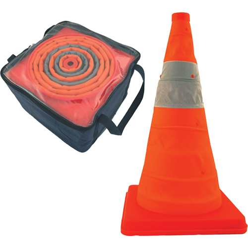 Balises repliables Pack & Pop, 28" h, Orange Planification Entrepots Molloy