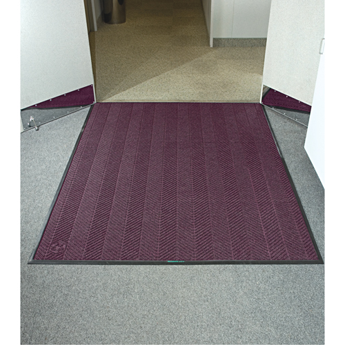 Tapis Waterhog Eco Elite, Essuie-pieds/grattoir, 4' x 20' x 3/8", Marron Planification Entrepots Molloy