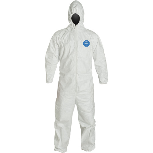 Hooded Coveralls, 4X-Large, White, Tyvek&reg; 400 Planification Entrepots Molloy