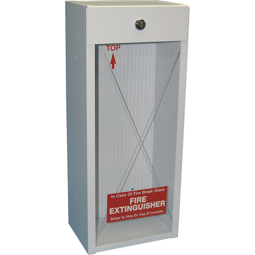 Surface-Mounted Fire Extinguisher Cabinets, 8.5" W x 20.5" H x 6" D Planification Entrepots Molloy