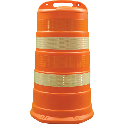 Barils pour canalisation du trafic Trailboss, Hauteur 41,27'', Orange Planification Entrepots Molloy