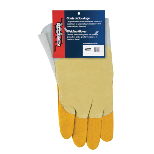 Pipeliner Welding Gloves, Split Cowhide, Size Large Planification Entrepots Molloy