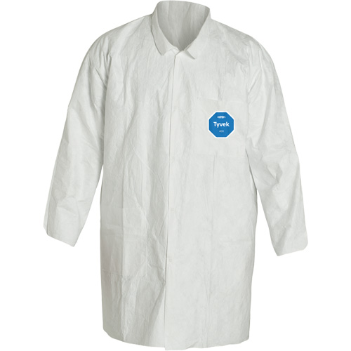 Lab Coat, Tyvek&reg; 400, White, 2X-Large Planification Entrepots Molloy