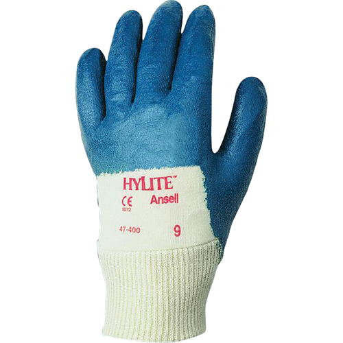 Gants Hylite 47-400, 7/Petit, R&ecirc;vetement Nitrile, Enveloppe en Coton Planification Entrepots Molloy