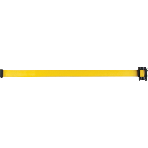 Cartouche de ruban pour assembler votre propre barri&egrave;re de contr&ocirc;le des foules, 7', Ruban Jaune Planification Entrepots Molloy