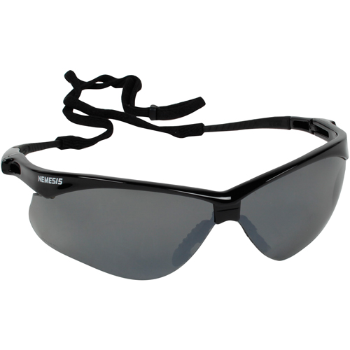 Lunettes de s&eacute;curit&eacute; Nemesis de Kleenguard, Lentille Miroir/Grise/fum&eacute;e, Anti-&eacute;gratignures, ANSI Z87+/R&eacute;pond ou surpasse la norme CSA Z94.3 Planification Entrepots Molloy