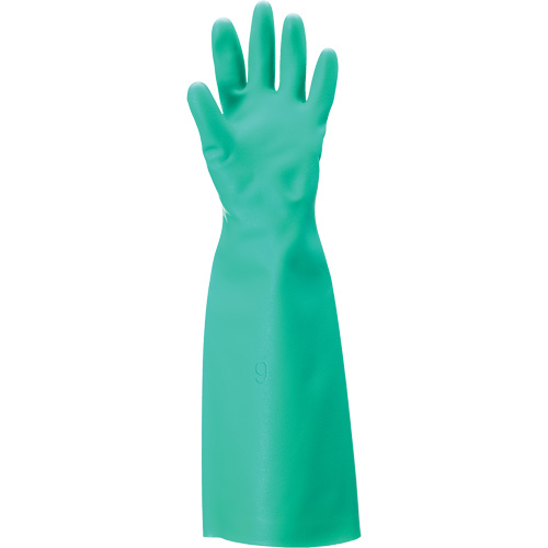 Gants Solvex 37-185, Taille T-Grand/10, 18" lo, Nitrile, 22 mils Planification Entrepots Molloy