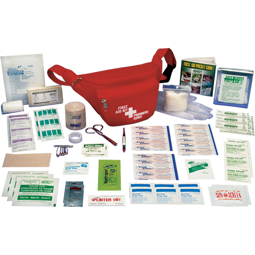 Hikers' First Aid Kits, Class 1 Medical Device, Nylon Bag Planification Entrepots Molloy