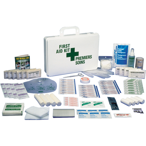 Office Standard First Aid Kits, Class 1 Medical Device, Plastic Box Planification Entrepots Molloy