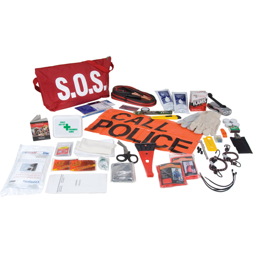 S.O.S. Distress First Aid Kits, Class 1 Medical Device, Nylon Bag Planification Entrepots Molloy