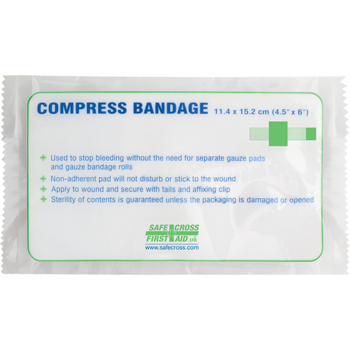 Pansements compressifs, embouts gaufr&eacute;s, Couper au besoin lo x 4-1/2" la Planification Entrepots Molloy