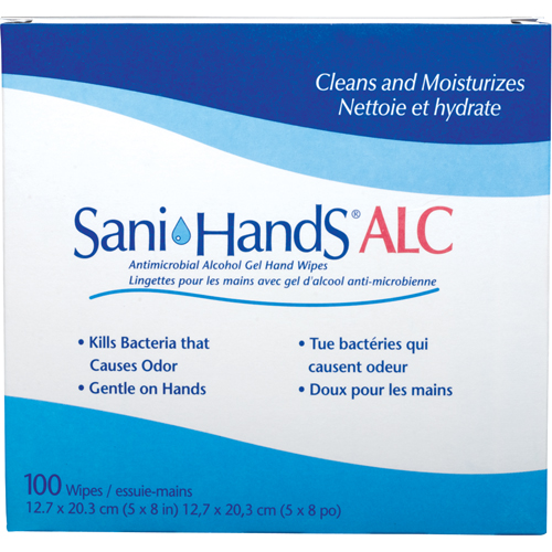 Sani-Hands&reg; ALC Antimicrobial Hand Wipes, Packet Planification Entrepots Molloy