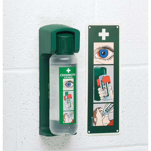 Support mural pour solution ophtalmique Cederroth Planification Entrepots Molloy