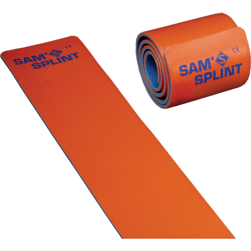 Attelles Sam - Tr&egrave;s grand, Polyvalent, Aluminium rembourr&eacute; au caoutchouc-mousse, 36", Classe 1 Planification Entrepots Molloy