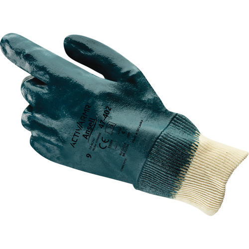 Gants enduits ActivArmr 47-402, 7, R&ecirc;vetement Nitrile, Enveloppe en Coton Planification Entrepots Molloy