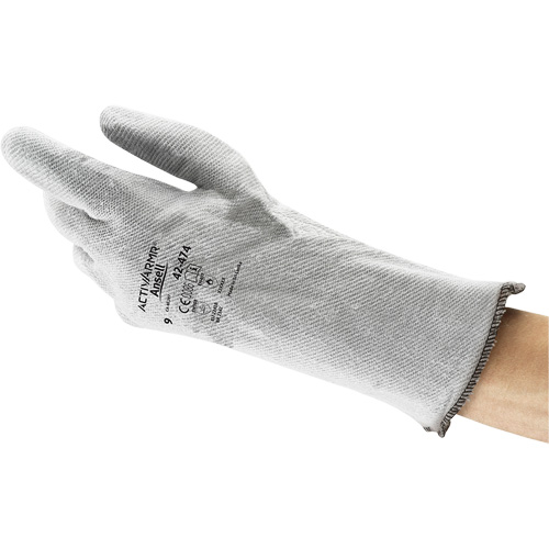 Gants souples Crusader 42-474, Nitrile, T-Grand, Prot&egrave;ge jusqu'&agrave; 400° F (204° C) Planification Entrepots Molloy