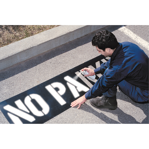 Parking Lot Stencils, English, 12" Planification Entrepots Molloy