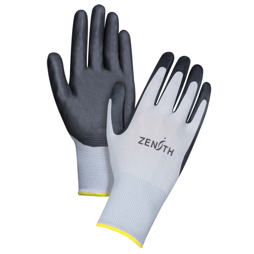 Gants l&eacute;gers enduits et respirants, 11/2T-Grand, R&ecirc;vetement Mousse de nitrile, Calibre 13, Enveloppe en Polyester Planification Entrepots Molloy