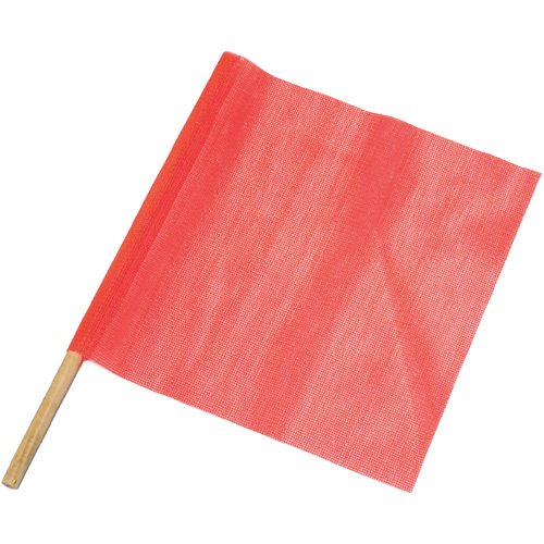 Traffic Safety Flags, Mesh, With Handle Planification Entrepots Molloy