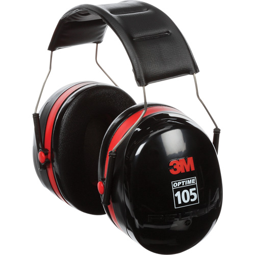 Peltor Optime 105 Series Earmuffs, Headband, 30 NRR dB Planification Entrepots Molloy