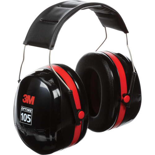 Peltor Optime 105 Series Earmuffs, Headband, 30 NRR dB Planification Entrepots Molloy