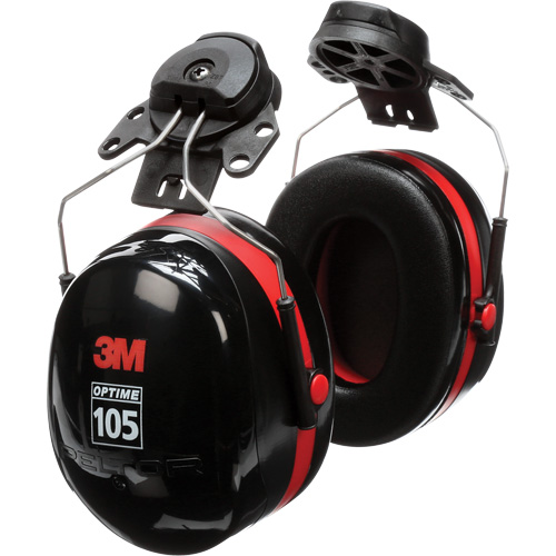 Peltor Optime 105 Series Earmuffs, Cap Mount, 27 NRR dB Planification Entrepots Molloy