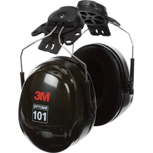 Serres-t&ecirc;tes de s&eacute;rie Peltor Optime 101, Fixation pour casque, 24 NRR dB Planification Entrepots Molloy