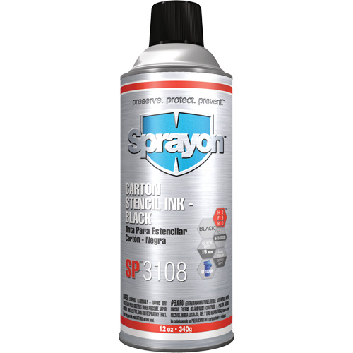 Encre &agrave; pochoir en carton de s&eacute;rie SP3100 Planification Entrepots Molloy