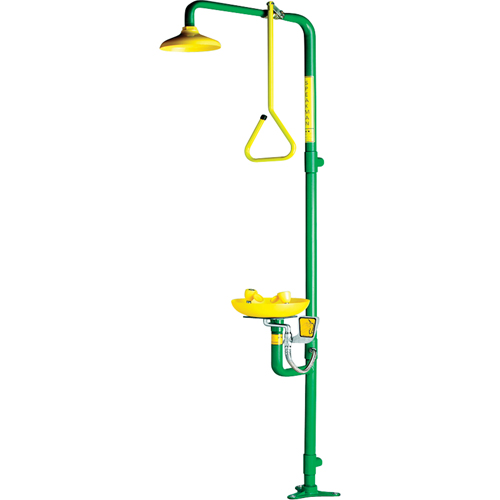 Combinaison de douche & douche oculaire a&eacute;r&eacute;e Safe-T-Zone Planification Entrepots Molloy
