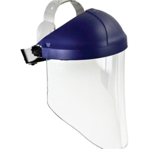 Harnais de t&ecirc;te avec visi&egrave;re, Polycarbonate, Suspension Rochet Planification Entrepots Molloy