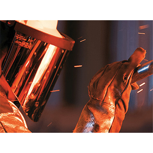 Harnais de t&ecirc;te avec visi&egrave;re, Polycarbonate, Suspension Rochet Planification Entrepots Molloy