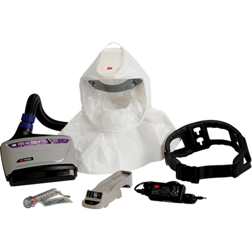 Trousse Easy-Clean pour APR motoris&eacute; TR-600 de Versaflo, Capuchon & visi&egrave;re, Pile Lithium-ion Planification Entrepots Molloy