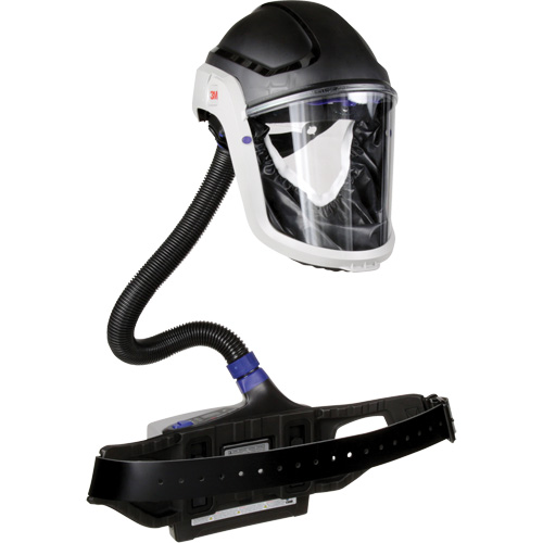 Trousse industrielle lourde pour APR motoris&eacute; TR-600 de Versaflo, Capuchon & visi&egrave;re, Pile Lithium-ion Planification Entrepots Molloy